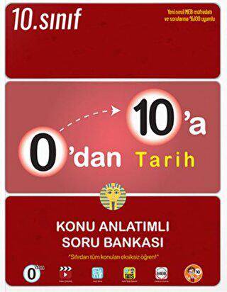 0`dan 10`a Tarih Konu Anlatımlı Soru Bankası - 1