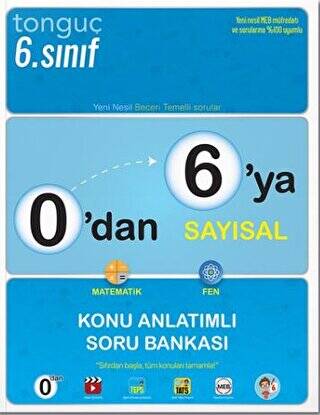 0`dan 6`ya Sayısal Konu Anlatımlı Soru Bankası - 1