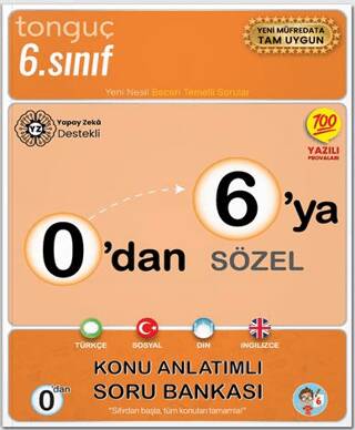 0`dan 6`ya Sözel Konu Anlatımlı Soru Bankası - 1