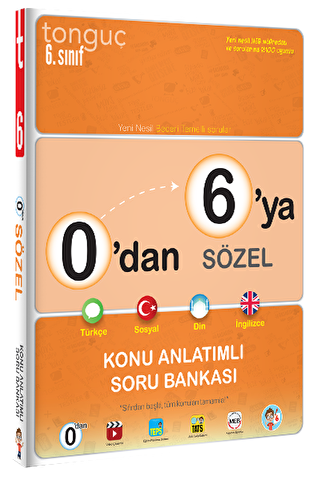 0`dan 6`ya Sözel Konu Anlatımlı Soru Bankası - 1