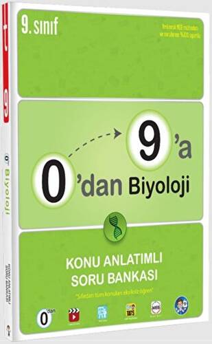 0`dan 9`a Biyoloji Konu Anlatımlı Soru Bankası - 1