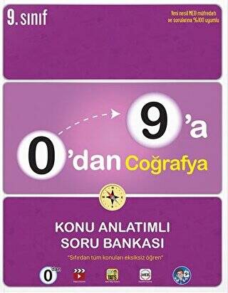 0`dan 9`a Coğrafya Konu Anlatımlı Soru Bankası - 1