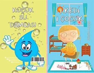 1 Kedi 1 Çocuk - Küçük Su Damlası 2 Hikaye Tek Kitap - 1