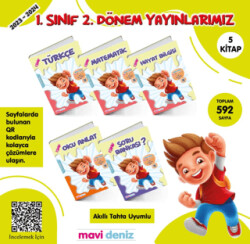 1. Sınıf 2. Dönem 5 Kitap Set 2023-2024 - 1