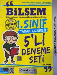 1. Sınıf Bilsem Tamamı Çözümlü 5`li Deneme Seti - 1