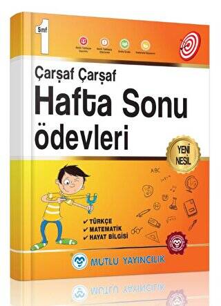 1. Sınıf Çarşaf Çarşaf Hafta Sonu Ödevleri - 1
