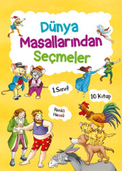 1. Sınıf Dünya Masallarından Seçmeler 10 Kitap Takım - Heceli - Pinokyo Yayınları