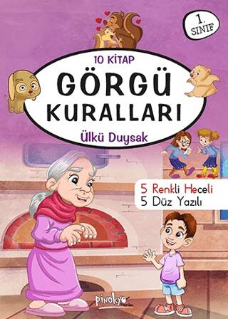 1. Sınıf Görgü Kuralları Serisi 10 Kitap Takım - 1