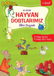 1. Sınıf Hayvan Dostlarımız Serisi 10 Kitap Takım - Pinokyo Yayınları