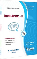 1. Sınıf İngilizce-II Bahar Dönemi Konu Anlatımlı Soru Bankası - 1