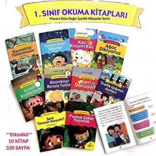 1. Sınıf Okuma Kitapları 10 Kitap Takım - 1