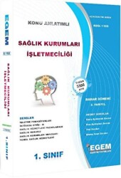 1. Sınıf Sağlık Kurumları İşletmeciliği Konu Anlatımlı Soru Bankası - 1