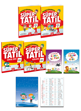 1. Sınıf Süper Yarıyıl Tatil Seti - 1