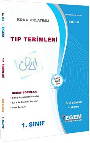 1. Sınıf Tıp Terimleri Konu Anlatımı - 1