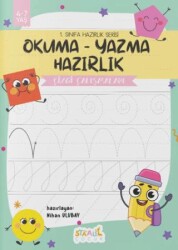 1. Sınıfa Hazırlık Serisi - Okuma - Yazma Hazırlık - Çizgi Çalışmaları Aktivite Kitabı - 1