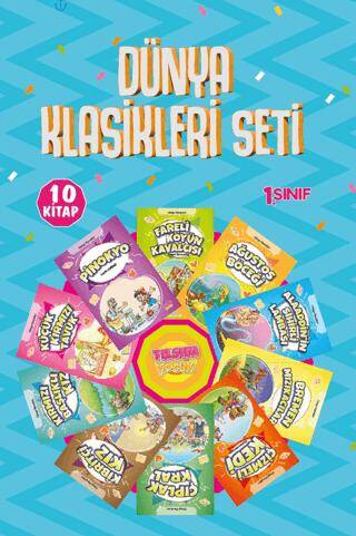 1. Sınıflar için Dünya Klasikleri Seti – 10 Kitap - 1