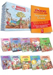 1. Sınıflar İçin Ezop Masalları Hikaye Serisi 10 Kitap - 1