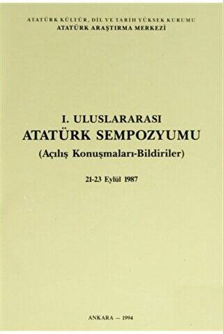 1. Uluslararası Atatürk Sempozyumu - 1