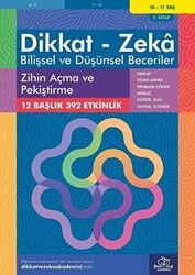 10-11 Yaş Dikkat - Zeka - Bilişsel ve Düşünsel Beceriler - Zihin Açma ve Pekiştirme 5. Kitap - 1