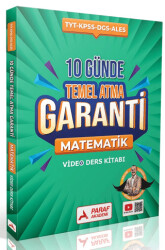 10 Günde Temel Atma Garanti Matematik Video Ders Kitabı - Paraf Akademi