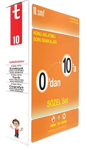 10. Sınıf 0`dan 10`a Konu Anlatımlı Soru Bankaları Sözel Set - 1