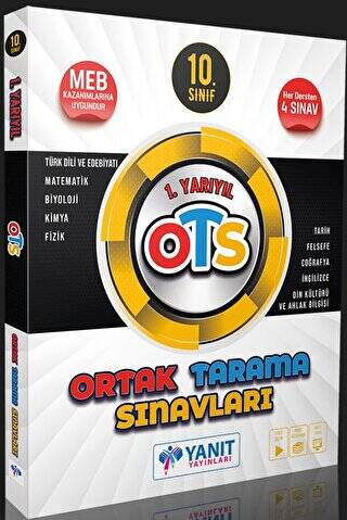 10. Sınıf 1. Yarıyıl Ortak Tarama Sınavları - 1