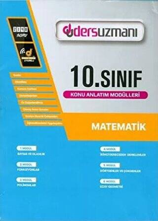 10. Sınıf 2022 Matematik Ders Uzmanı Fasikülleri - 1