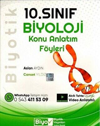 10. Sınıf Biyoloji Konu Anlatım Föyleri - 1