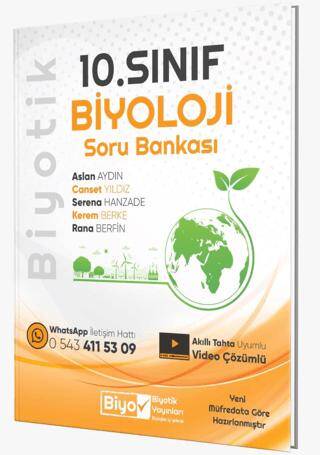 10. Sınıf Biyoloji Soru Bankası - 1