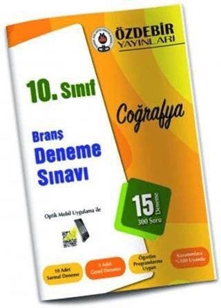 10. Sınıf Coğrafya Branş Deneme Sınavı - 1