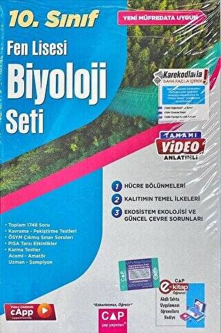 10. Sınıf Fen Lisesi Biyoloji Seti - 1