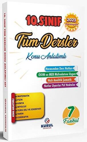 10. Sınıf Tüm Dersler Konu Anlatımlı 7 Fasikül - 1
