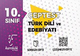 10. Sınıf Türk Dili ve Edebiyatı Cep Test - 1