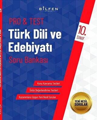 10. Sınıf Türk Dili ve Edebiyatı Pro Test Soru Bankası - 1