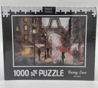 1000 Parça Puzzle Rainy Love - 1