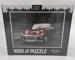 1000 Parça Puzzle Red Car - BKM Kitap