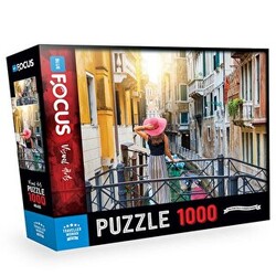 1000 Parça Traveller Woman Gezgin Kadın Puzzle Blue Focus Yayınları - Blue Focus Yayınları