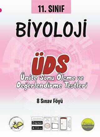 11. Sınıf Biyoloji Ünite Değerlendirme Sınavı - 1