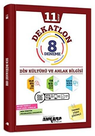 11. Sınıf Din Kültürü ve Ahlak Bilgisi Dekatlon 8 Deneme - 1