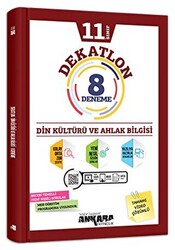 11. Sınıf Din Kültürü ve Ahlak Bilgisi Dekatlon 8 Deneme - Ankara Yayıncılık