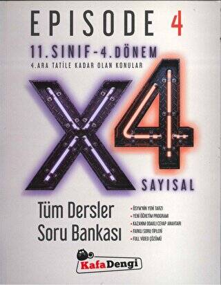 11. Sınıf Episode 4 Tüm Dersler Sayısal Soru Bankası - 1