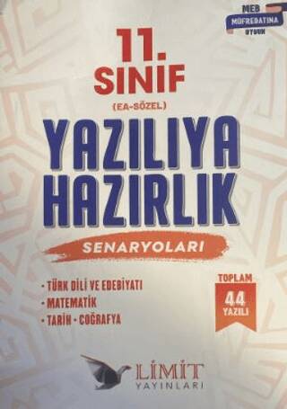11. Sınıf Eşit Ağırlık-Sözel Yazılıya Hazırlık Senaryoları - 1