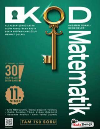 11. Sınıf Kod Matematik Kazanım Odaklı Denemeleri - 1