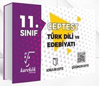 11. Sınıf Türk Dili ve Edebiyatı Cep Test - 1