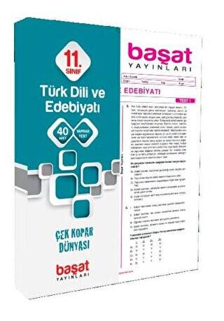 11. Sınıf Türk Dili ve Edebiyatı Yaprak Test - 1