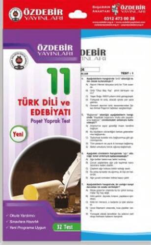 11. Sınıf Türk Dili ve Edebiyatı Yaprak Test - 1