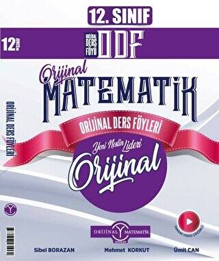 12. Sınıf Matematik ODF Orijinal Ders Föyleri - 1