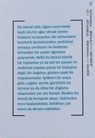 17. İstanbul Bienali - Rehber - 1