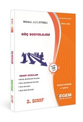 2. Sınıf 4. Yarıyıl Göç Sosyolojisi Bahar Dönemi - 2269 - 1