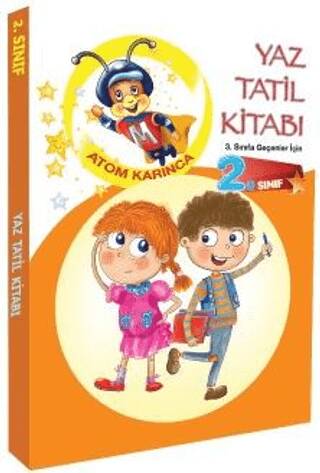 2. Sınıf Atom Karınca Yaz Tatil Kitabı - 1